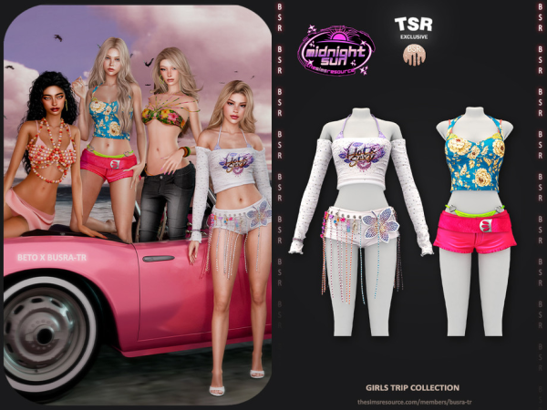 Alpha SET Girls Trip Collection - The Sims 4 Custom Content