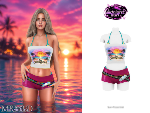 Alpha Sun Kissed Set - The Sims 4 Custom Content