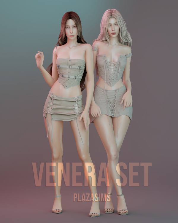Alpha Venera set by simsfinds - The Sims 4 Custom Content