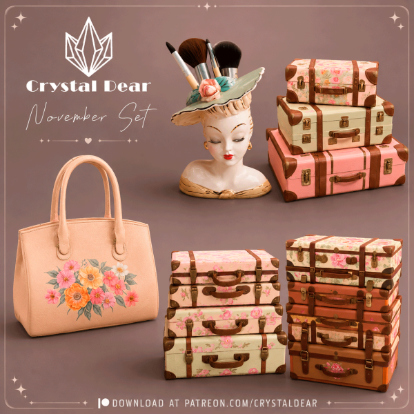 Alpha November Set by simsfinds - The Sims 4 Custom Content