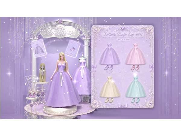 Mix 𝓓𝓸𝓵𝓵𝓷𝓲𝓲𝓴𝓲 Game Barbie Collection S001 by Dollniiki - The Sims 4 Custom Content