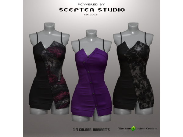 Alpha Keir Bodycon by Scepter - The Sims 4 Custom Content