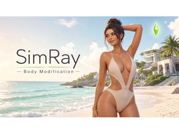 Mix SimRay Body Modification Enhanced Realism Edition - The Sims 4 Custom Content