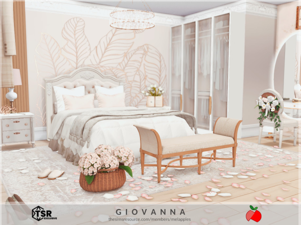 Mix Giovanna bedroom - The Sims 4 Custom Content