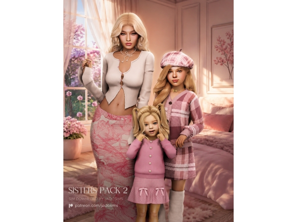 Alpha Sisters Pack 2 (Sim Download) - The Sims 4 Custom Content