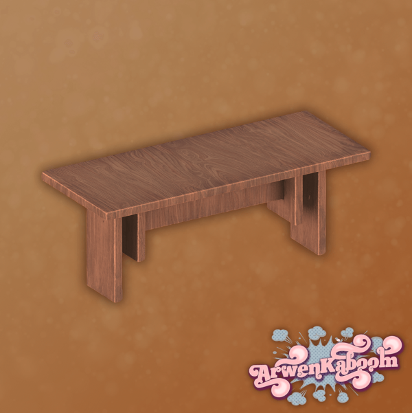 Mix Wedine Dining Table by arwenkaboom - The Sims 4 Custom Content