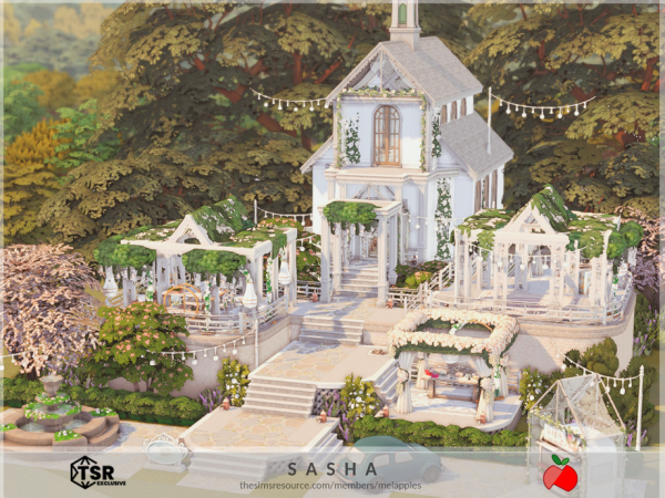 Mix Sasha wedding venue - The Sims 4 Custom Content