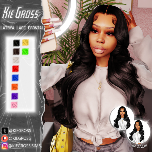 Alpha Latoya Cardi B by simsfinds - The Sims 4 Custom Content