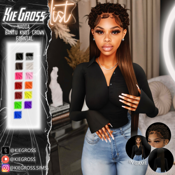 Alpha Nadia by simsfinds - The Sims 4 Custom Content