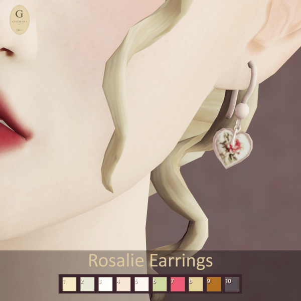 Maxis Match Rosalie Earrings by simsfinds - The Sims 4 Custom Content