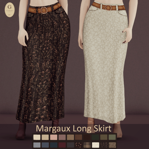 Maxis Match Margaux long skirt by simsfinds - The Sims 4 Custom Content
