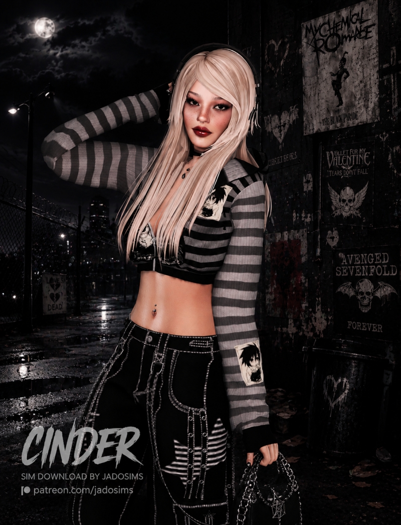 Alpha Cinder (Sim Download) by shopwithflynnn - The Sims 4 Custom Content
