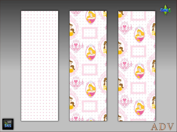 Mix ADV Mabra NINE s4WallSet by thesimsresource - The Sims 4 Custom Content