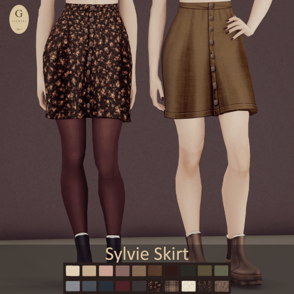 Maxis Match Sylvie skirt by simsfinds - The Sims 4 Custom Content