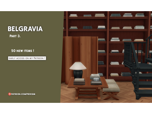 Maxis Match BELGRAVIA Part 3 by pierisim - The Sims 4 Custom Content