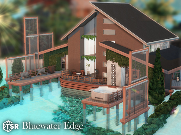 Maxis Match Bluewater Edge l noCC - The Sims 4 Custom Content