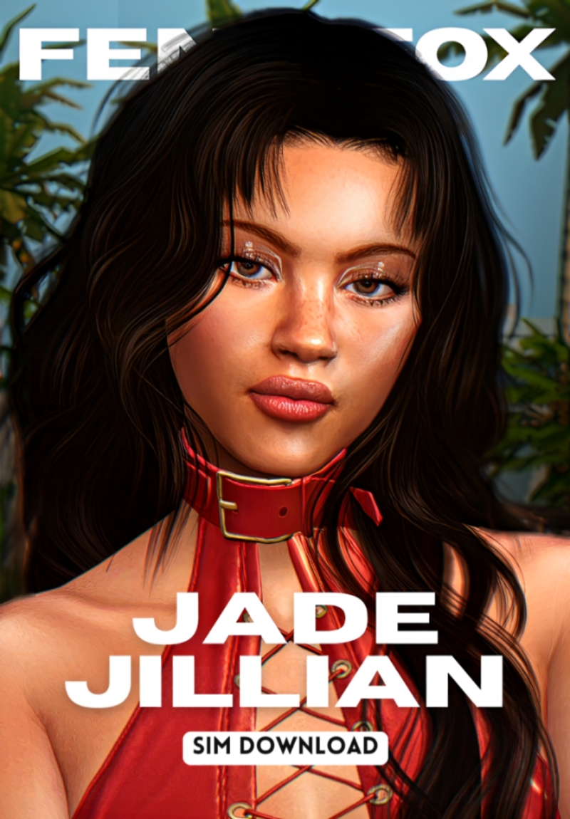 Alpha Jade Jillian by fenixfox - The Sims 4 Custom Content