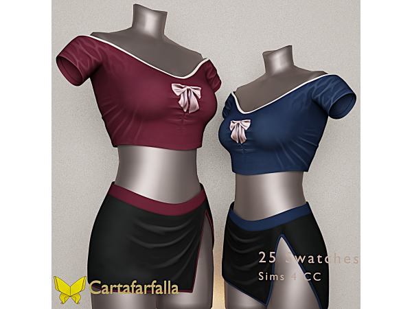 Alpha Cartafarfalla BELLORA - The Sims 4 Custom Content