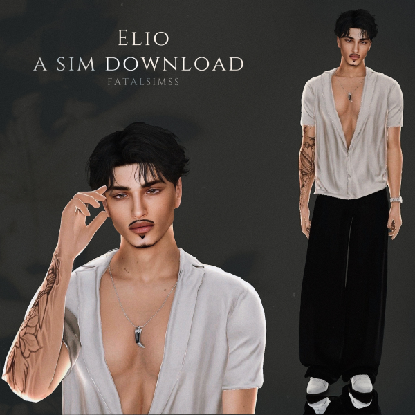 Alpha Elio by simsfinds - The Sims 4 Custom Content