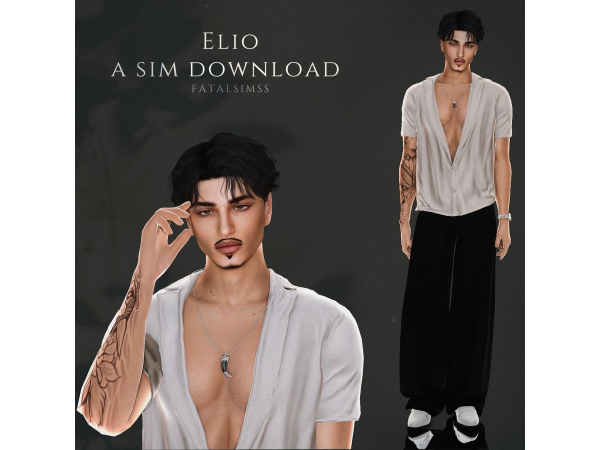 Alpha Elio by Fatalsimss - The Sims 4 Custom Content