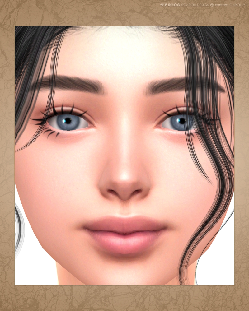 Alpha Lip Preset 39 HQ by carolldesign - The Sims 4 Custom Content