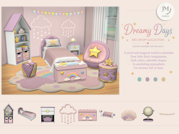 Maxis Match Dreamy days Kids1 by jomsims - The Sims 4 Custom Content