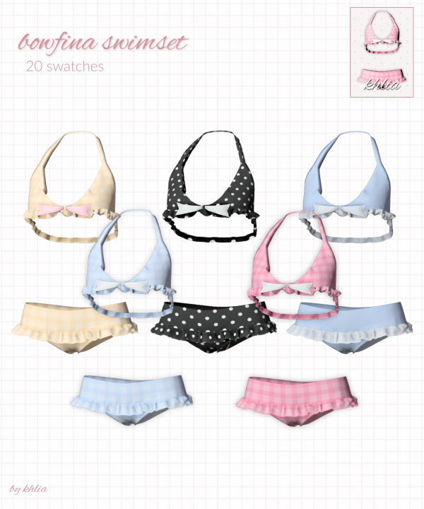 Maxis Match bowfina swimset by simsfinds - The Sims 4 Custom Content