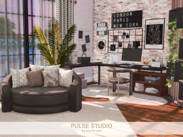 Alpha Pulse Studio by BlusterSims - The Sims 4 Custom Content