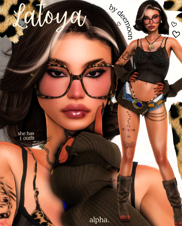 Alpha Latoya by simsfinds - The Sims 4 Custom Content
