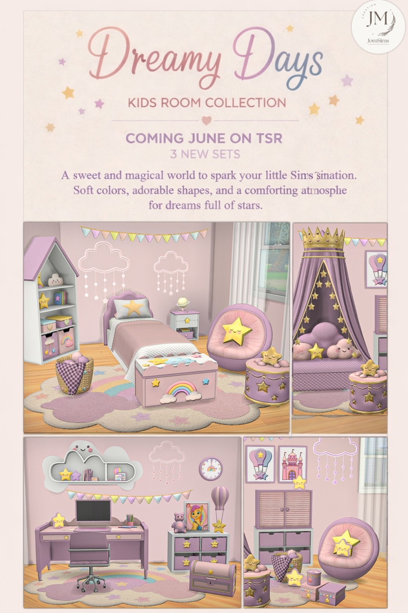 Mix Dreamy Days Kids2 by jomsims - The Sims 4 Custom Content