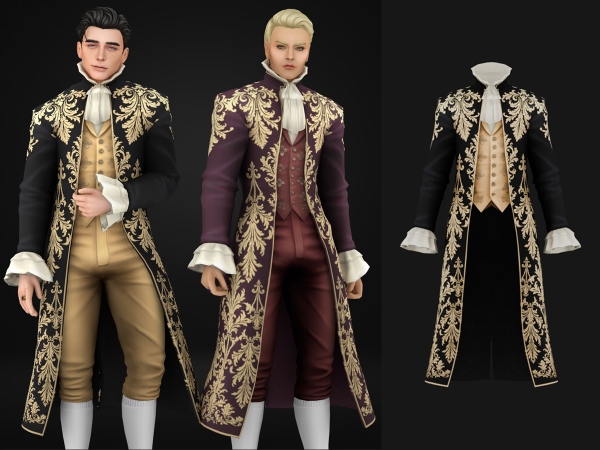 Alpha Philippe Jacket - The Sims 4 Custom Content