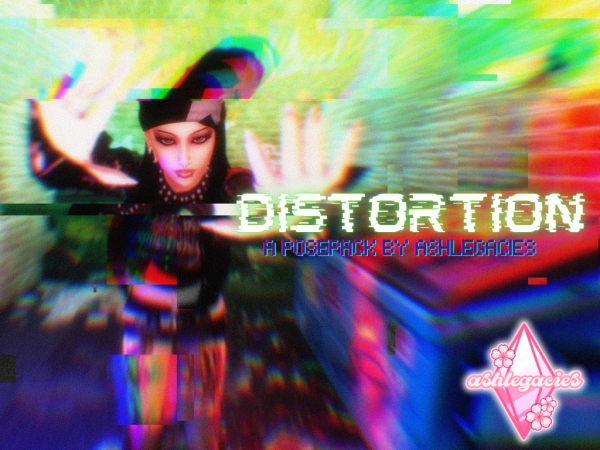 Mix Distortion Posepack - The Sims 4 Custom Content