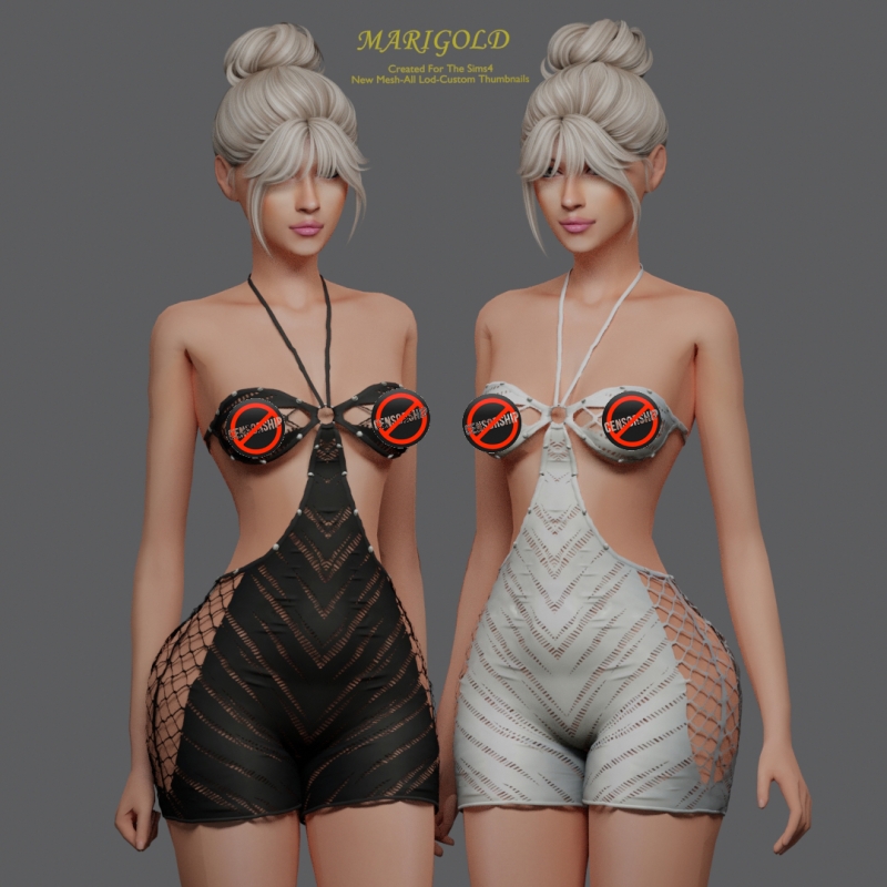 Alpha MARIGOLD TS4_NATASYA by marigoldsims - The Sims 4 Custom Content