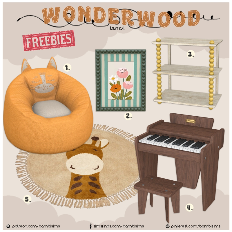 Alpha wonderwood by bambisims - The Sims 4 Custom Content