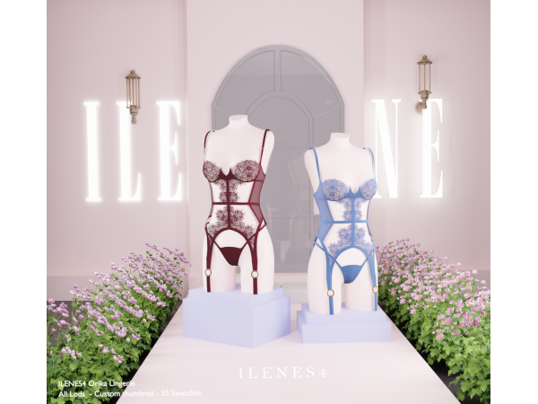 Alpha ILN Orika Lingerie - The Sims 4 Custom Content
