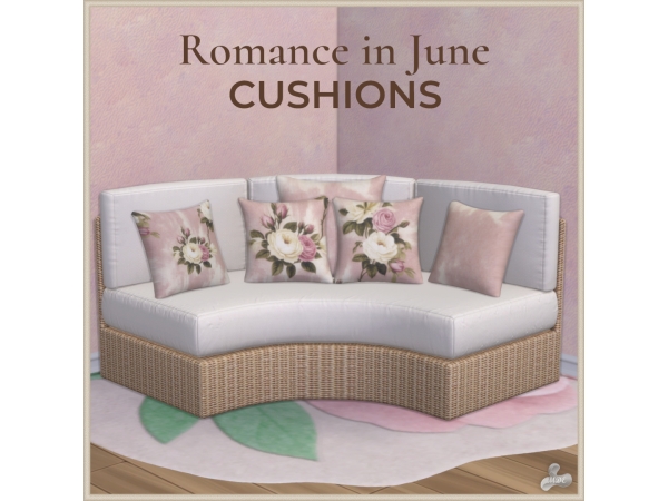 Maxis Match Romance in June Cushions - The Sims 4 Custom Content