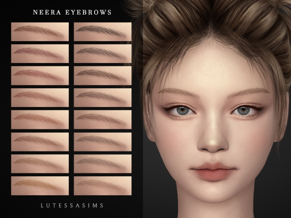 Alpha Neera Eyebrows - The Sims 4 Custom Content