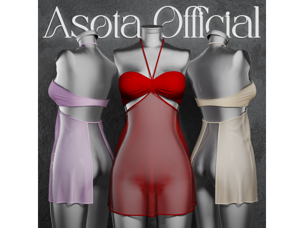 Alpha [ASOTA OFFICIAL] Ester Lingerie - The Sims 4 Custom Content