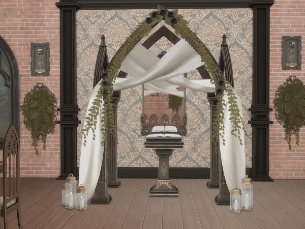 Alpha Goth Wedding Reception Part 2 - The Sims 4 Custom Content