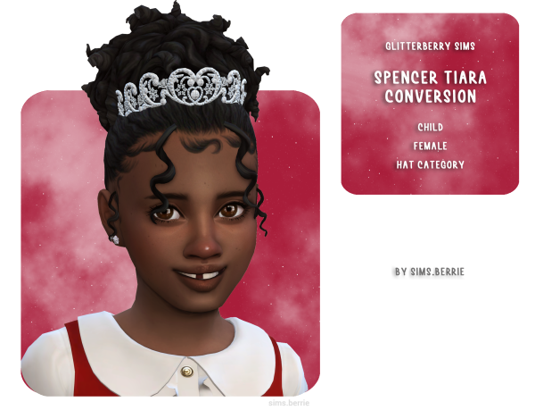 Mix Spencer Tiara Child Conversion by simsfinds - The Sims 4 Custom Content