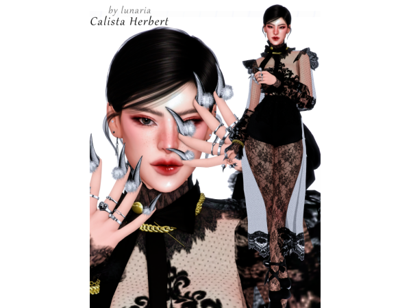 Alpha lunaria Герберт - The Sims 4 Custom Content