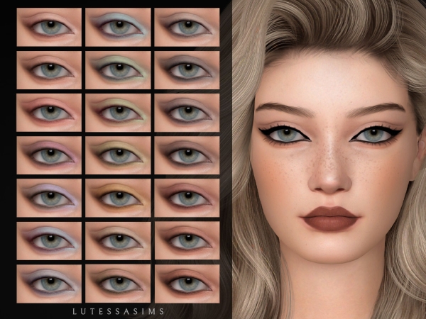 Alpha Andrea Eyeshadows - The Sims 4 Custom Content