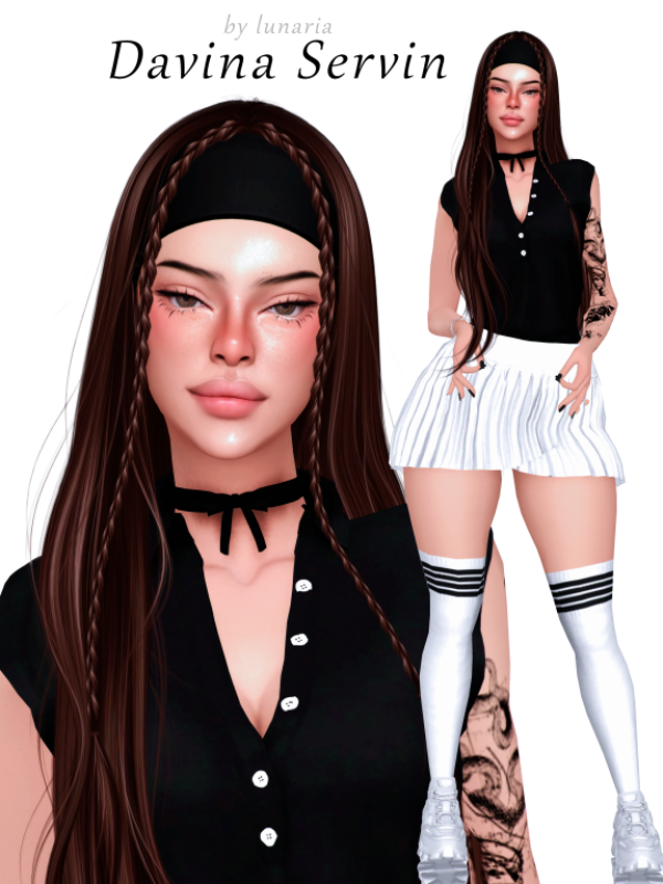 Alpha [lunaria] Сервин by simsfinds - The Sims 4 Custom Content