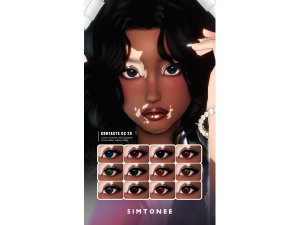 Mix Simtonee Eye Contacts 29 - The Sims 4 Custom Content