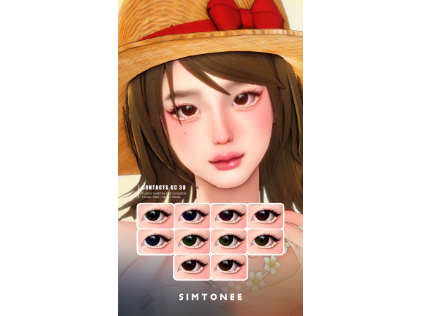 Mix Simtonee Eye Contacts 30 - The Sims 4 Custom Content