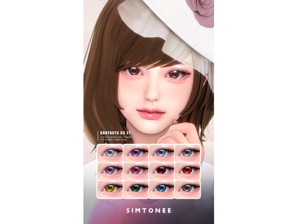 Mix Simtonee Eye Contacts 27 - The Sims 4 Custom Content