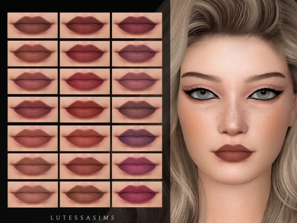 Alpha Andrea Lipstick - The Sims 4 Custom Content