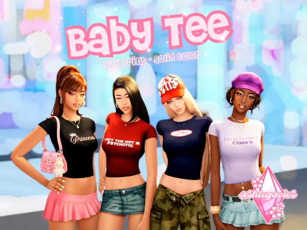 Maxis Match Baby Tee - The Sims 4 Custom Content