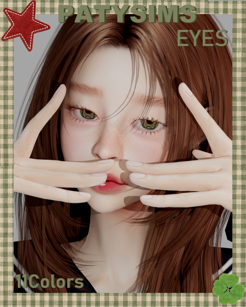 Alpha Staring eyes by patysims - The Sims 4 Custom Content