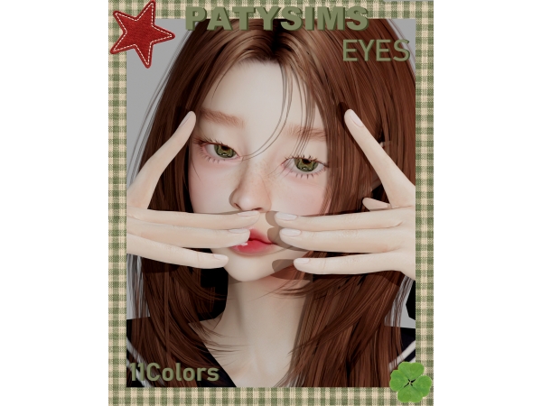 Alpha Staring eyes - The Sims 4 Custom Content